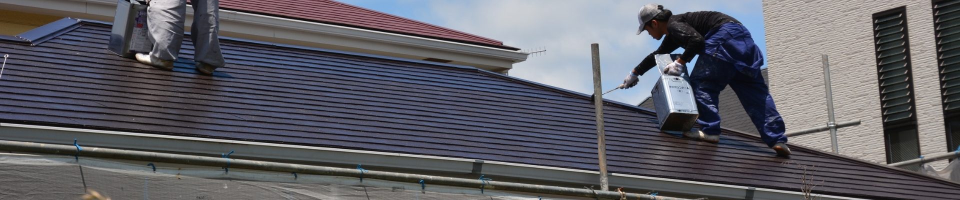 High-grade roof painting and protective coating on a building in Strathavon